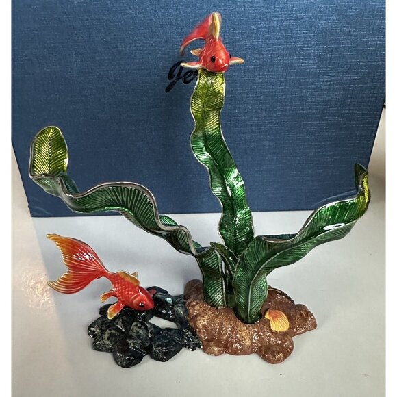 C. Jere Other - $178 Jere Goldfish Fish & Reef Wine Bottle Holder, Luxury Barware